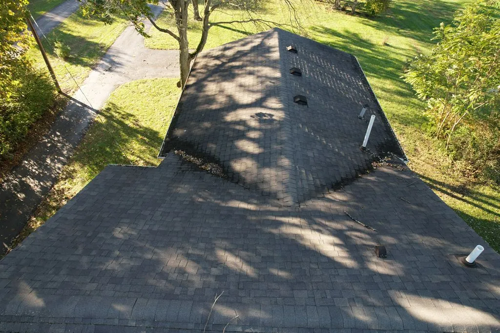 close up of rowland project roof before replacement
