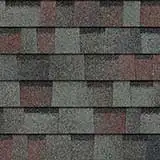 Color sample of Owens Corning Colonial Slate architectural shingles.
