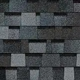 Color sample of Owens Corning Pacific Wave architectural shingles.
