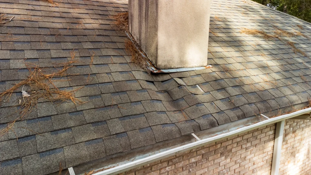 when to replace roof when water damage has cause roof to sag