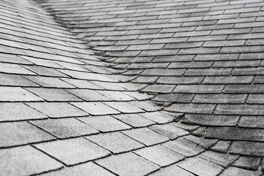 asphalt roof with granule loss 
