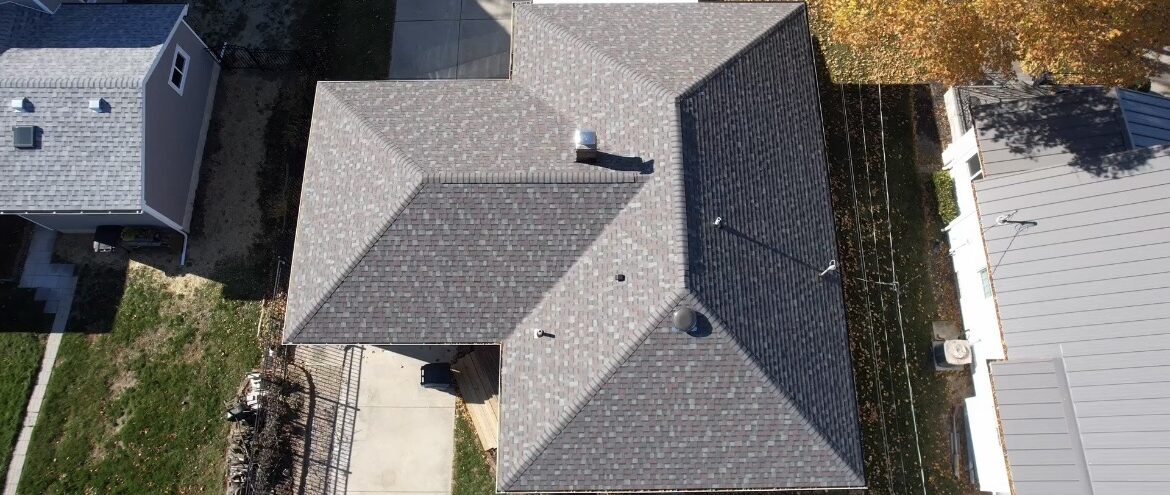 Owens Corning Colonial Slate asphalt shingles installed by Shingle and Metal Roofs in Ohio