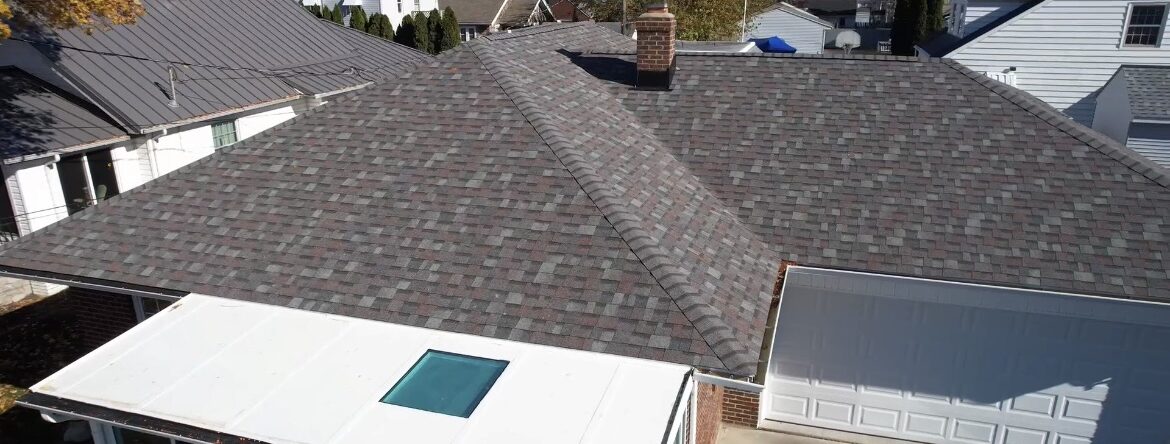 Asphalt shingle roof replacement performed by Shingle and Metal Roofs in Ohio